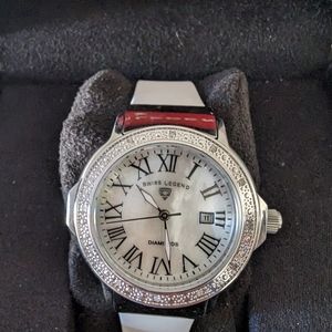Swiss legend diamonds watch